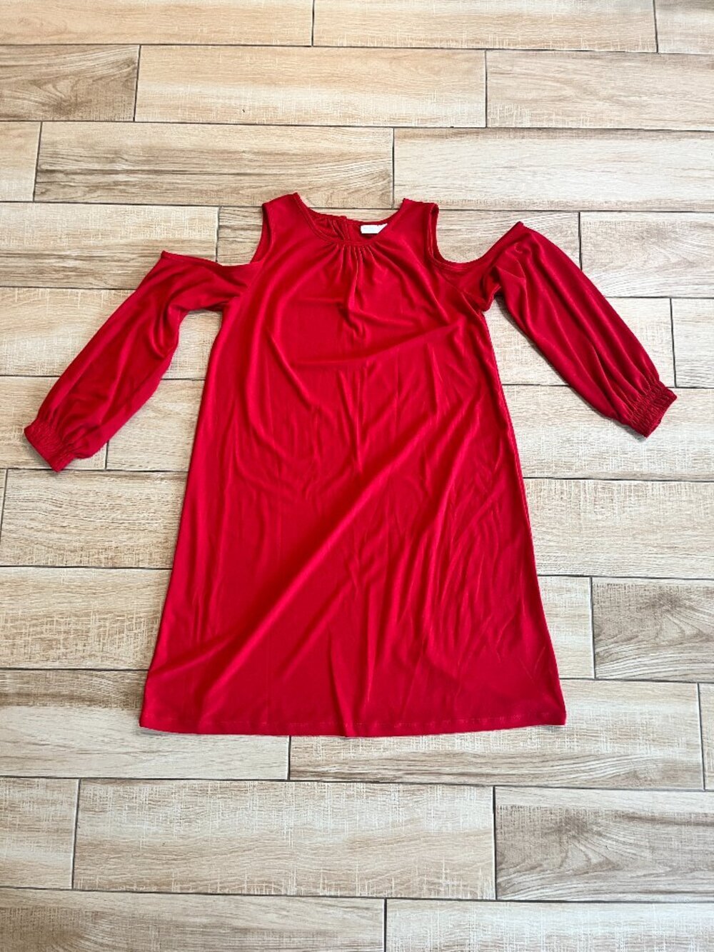 Womens New York & Company Red Mini Dress - M
